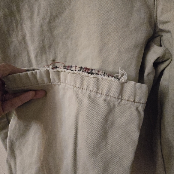 Eddie Bauer Men's Khaki Chinos With Flannel Lining - Picture 4 of 8